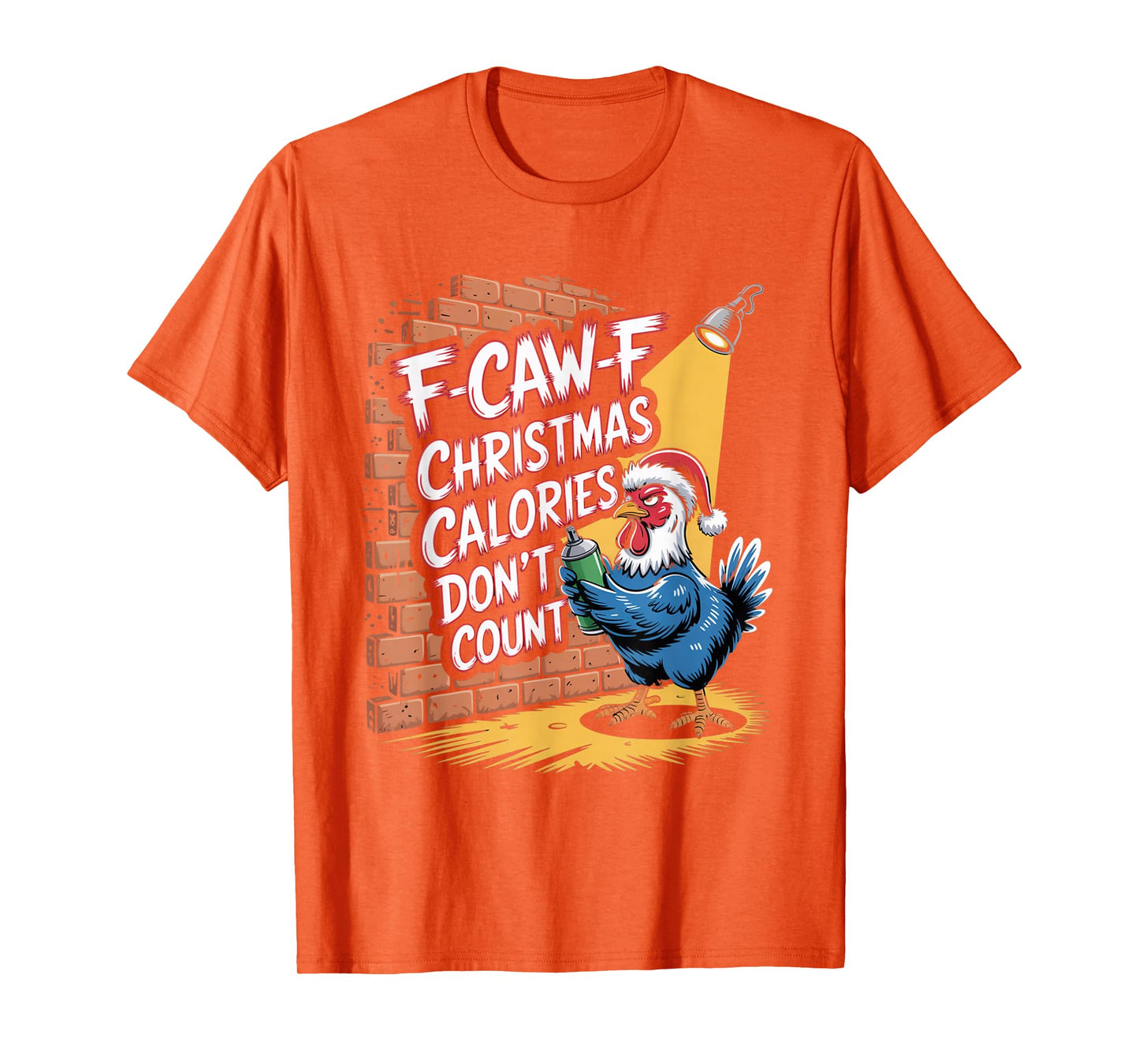 F-Caw-F Crow Christmas Calories Don't Count T-Shirt