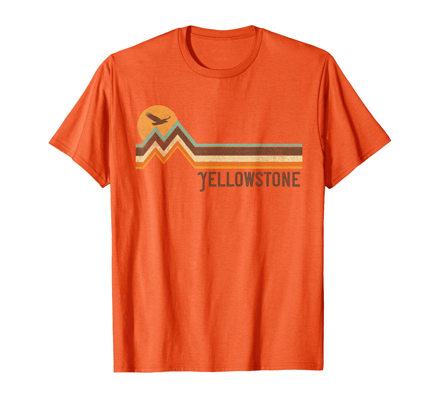 Yellowstone National Park 70s 80s Retro Vintage Distressed T-Shirt