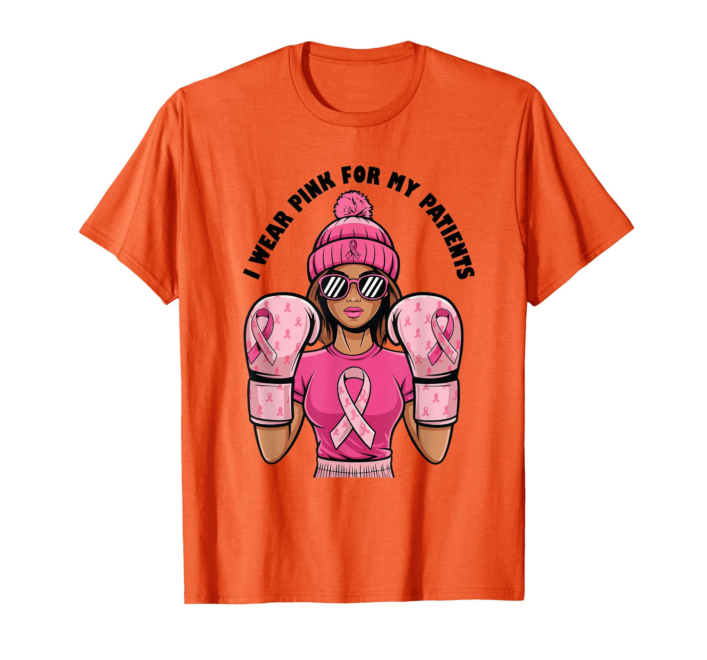 I Wear Pink For My Patients Breast Cancer Awareness T-Shirt