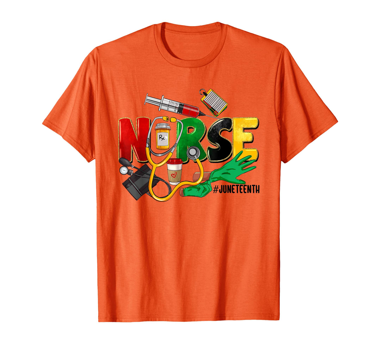 Juneteenth Nurse Black Women Black History Month Nursing T-Shirt