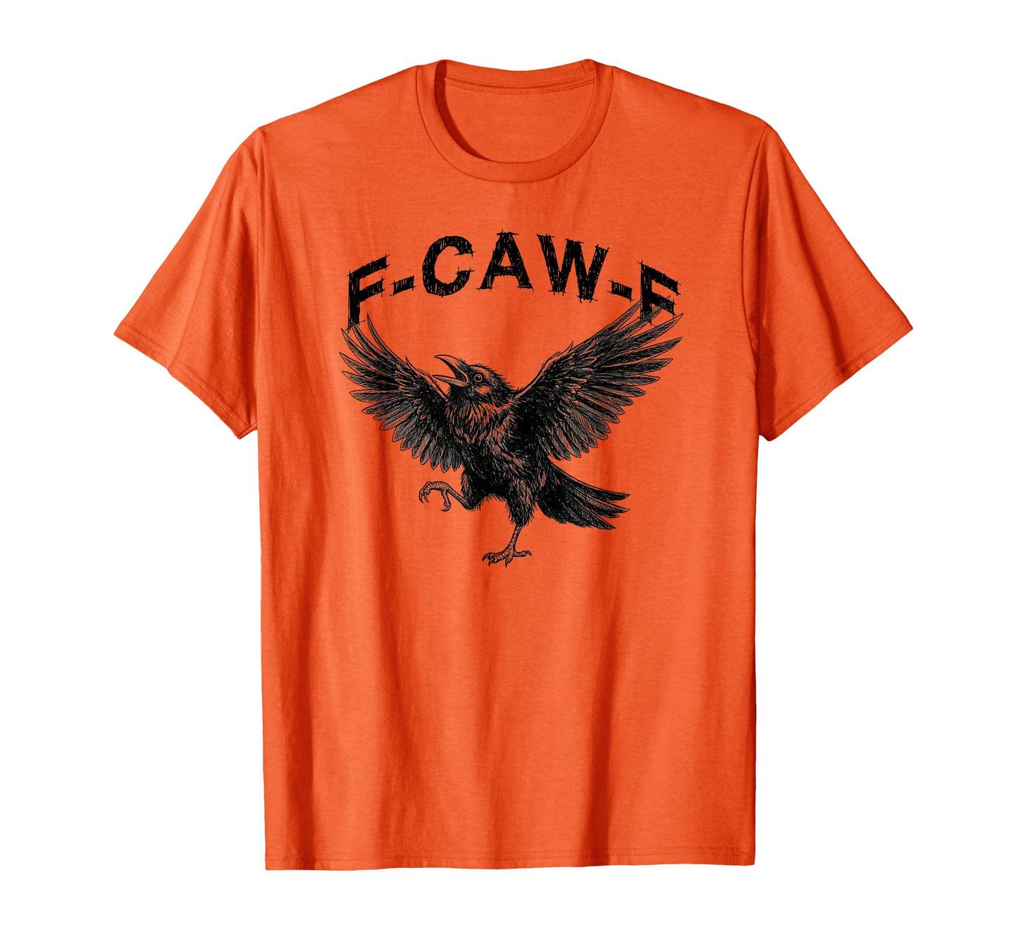 F-Caw-F Black Crow Lover Humor Raven FCAWF Meme T-Shirt