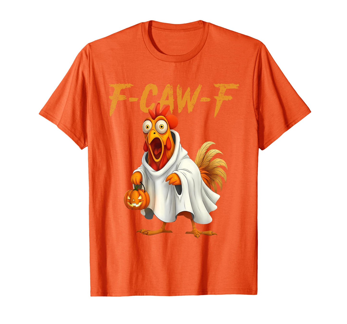 Funny F-Caw-F Chicken FCAWF Chicken Halloween T-Shirt