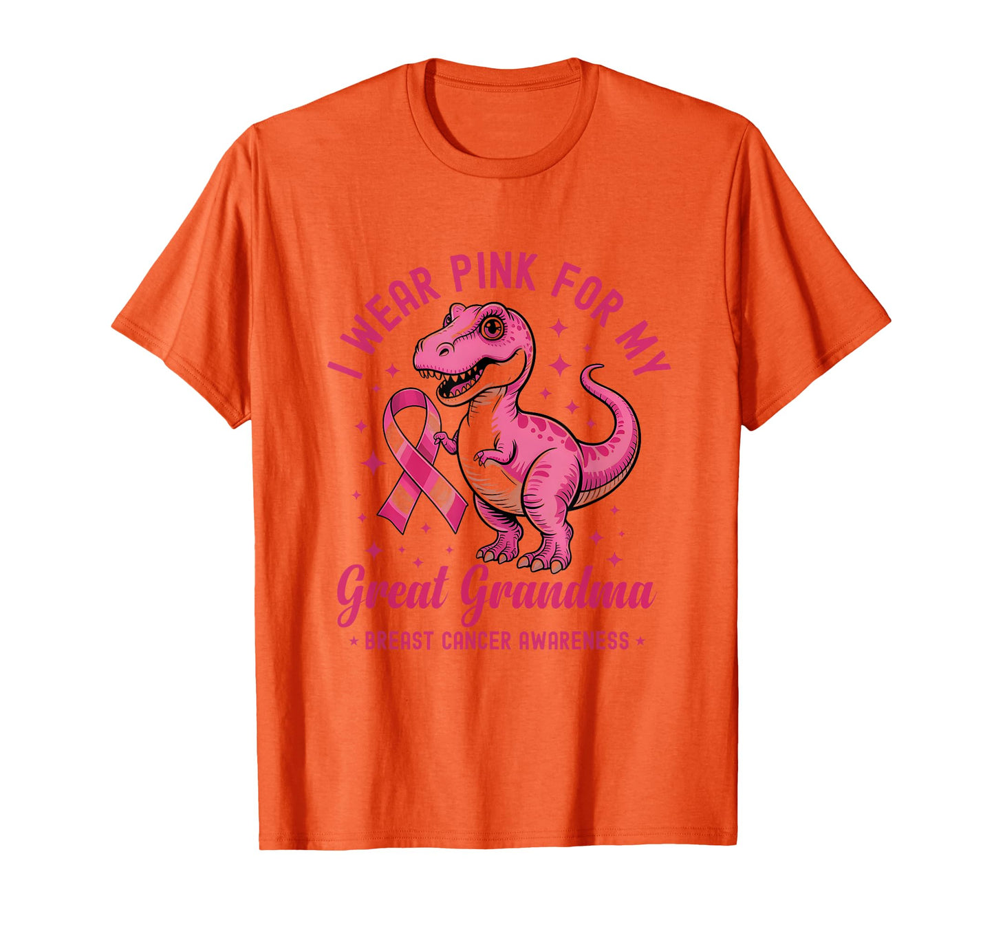 I Wear Pink for My Great Grandma Breast Cancer Awareness T-Shirt