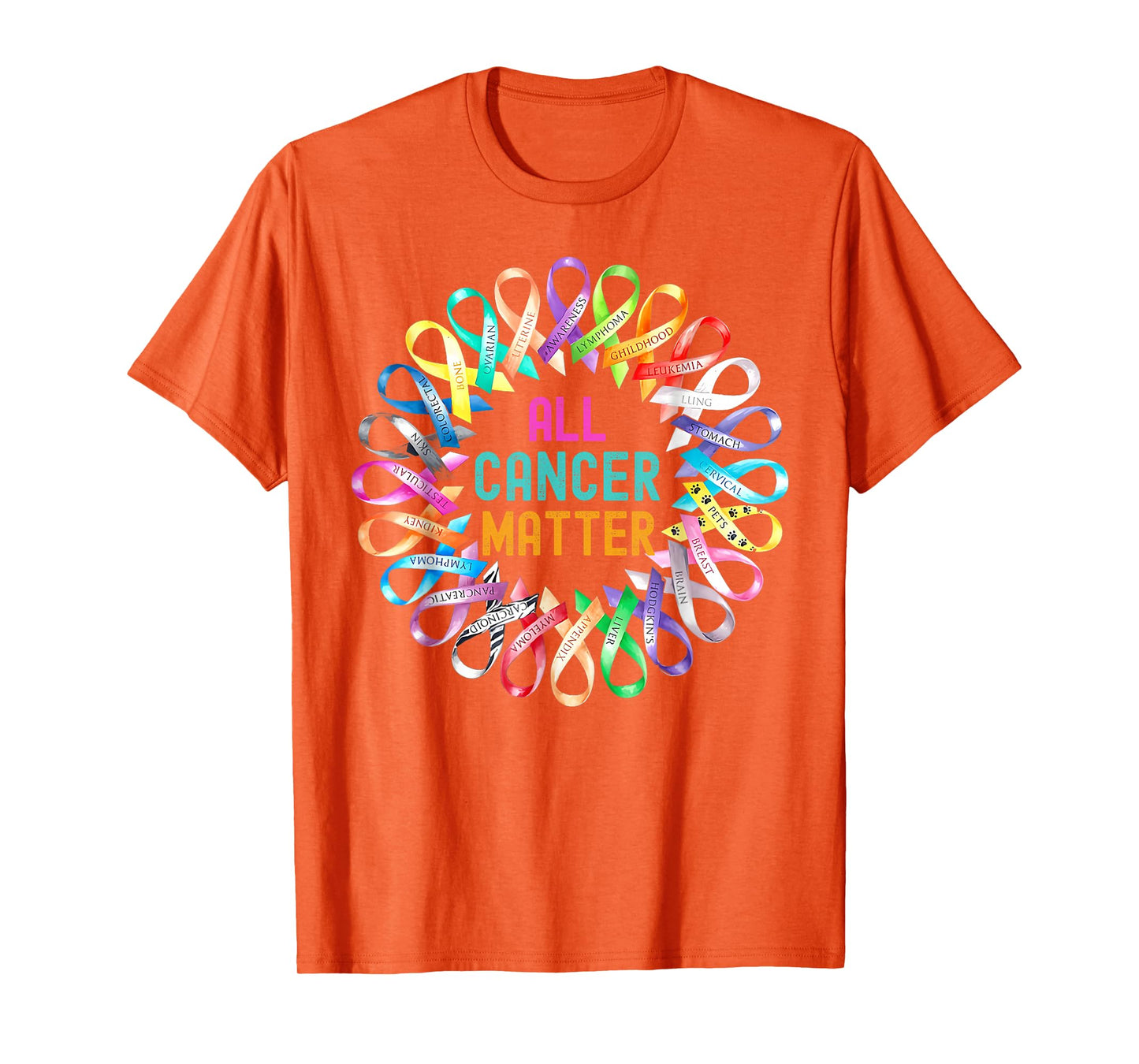 All Cancer Matters Outfit Honoring Every Warrior Men Women T-Shirt