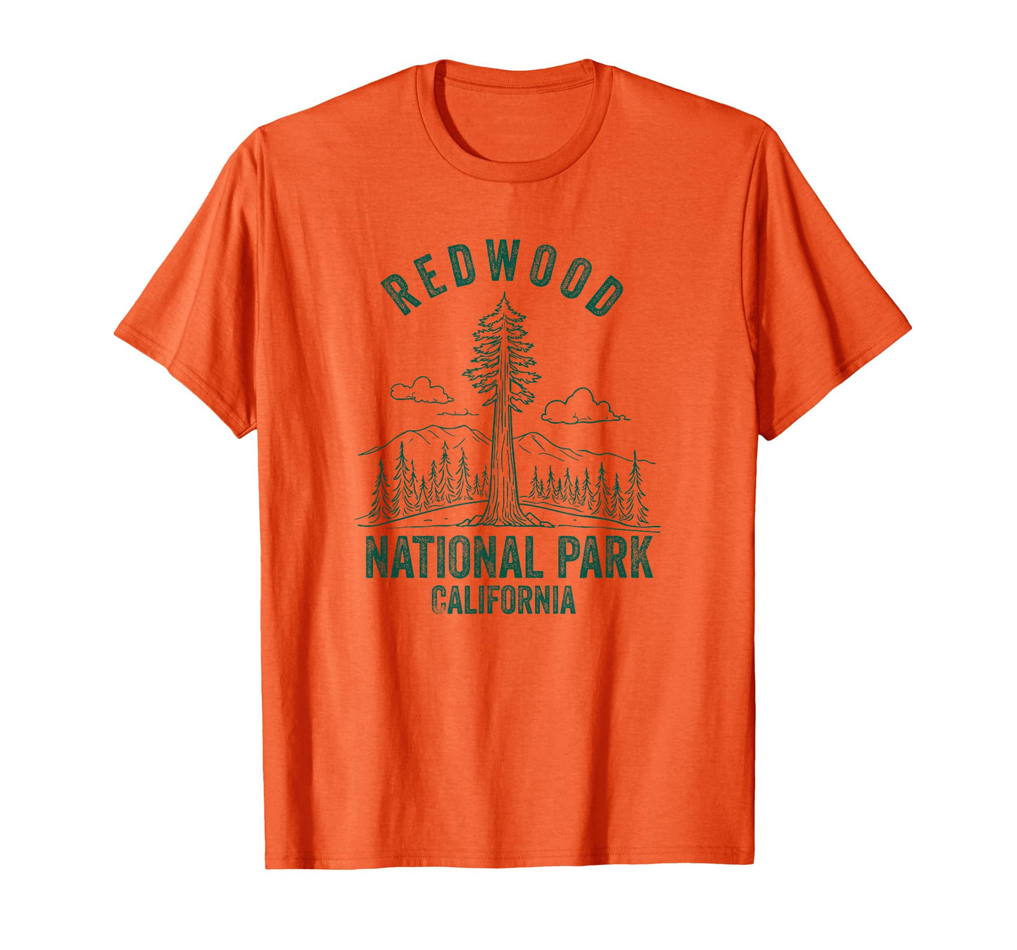 Redwood National Park Crescent City California Souvenir T-Shirt