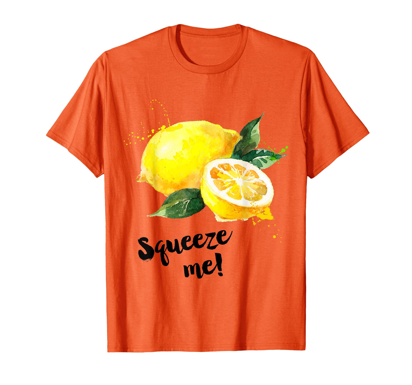 Funny Saying Fruit Illustration Print | Squeeze Me | Lemon T-Shirt