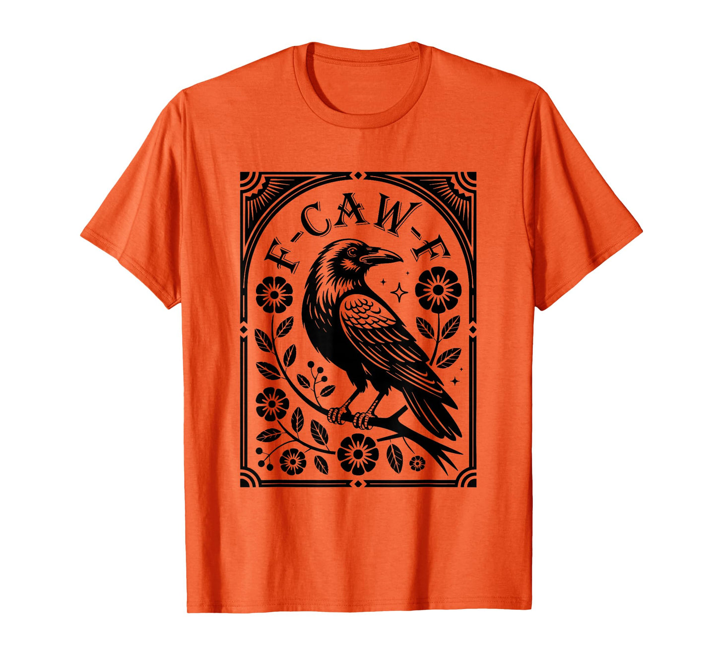 F Caw F Funny Crow Tarot Card T-Shirt