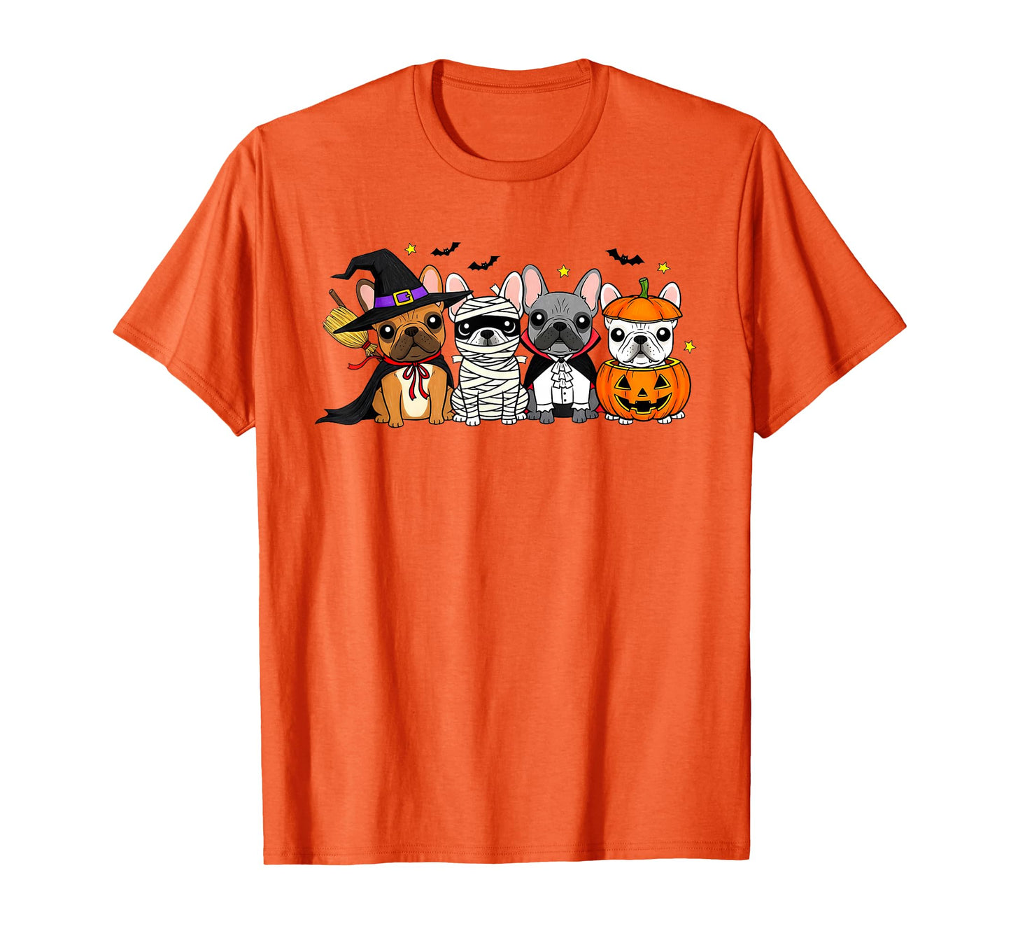Mummy French Bulldog Halloween French Bulldog Witch Dog Mom T-Shirt