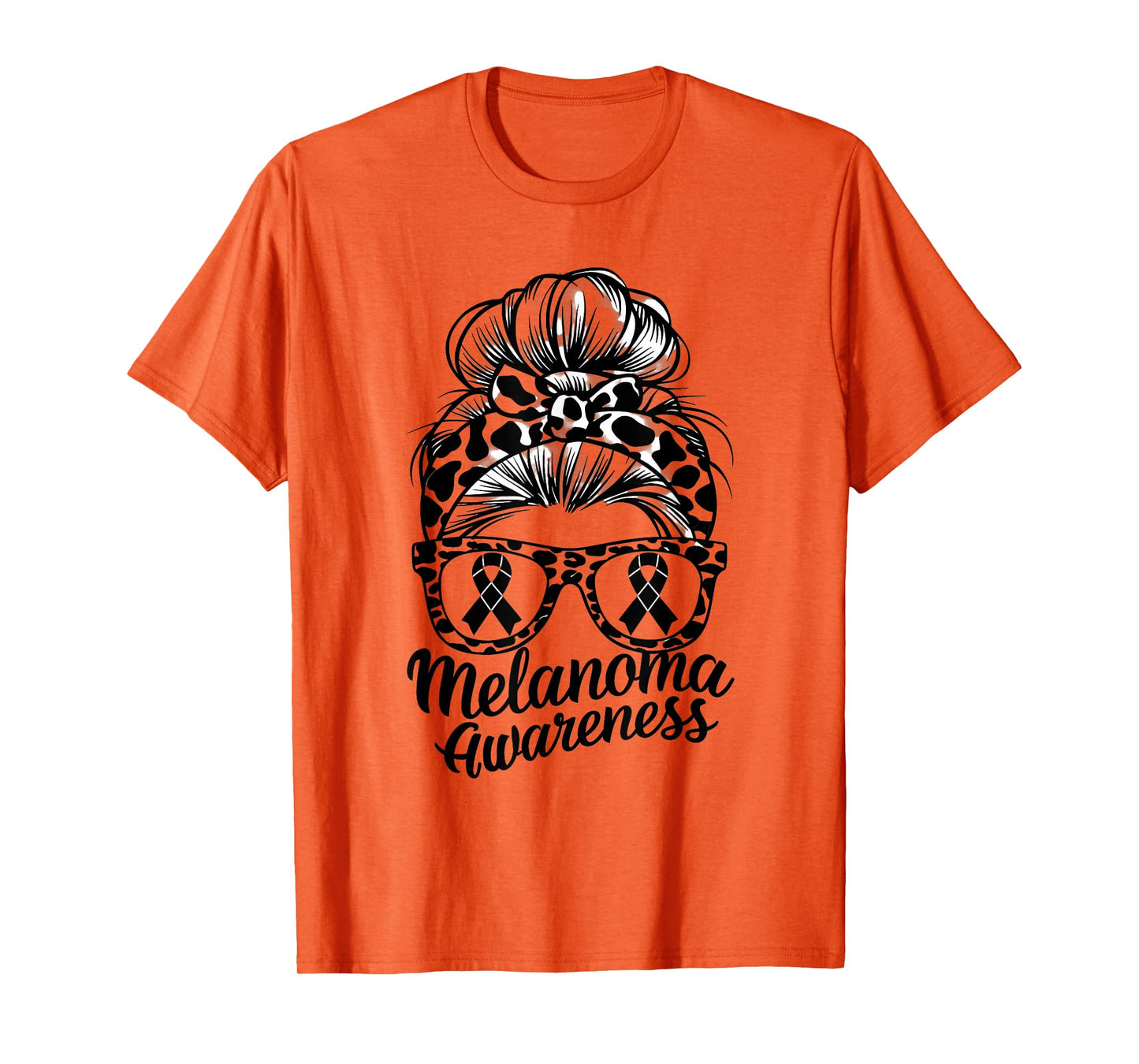 Melanoma Cancer Awareness Woman Headscarf Skin Cancer T-Shirt