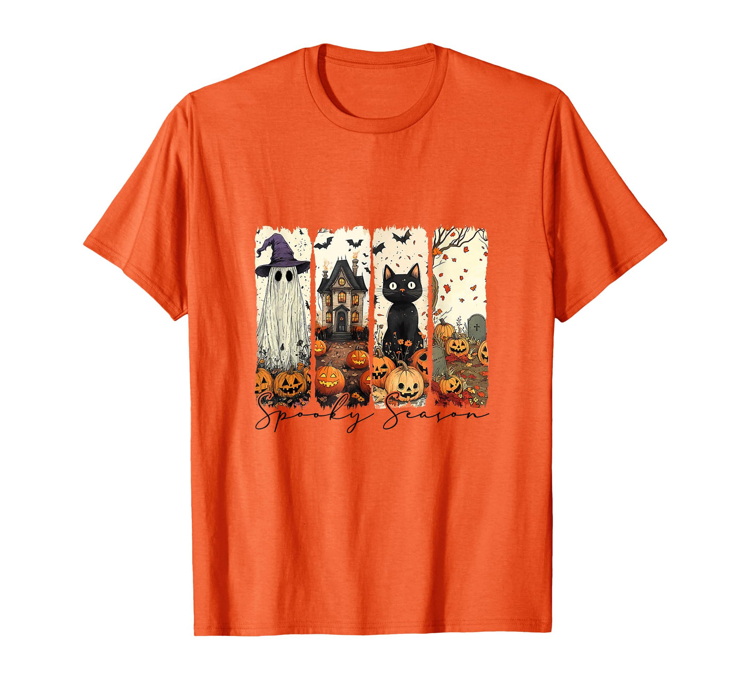 Vintage Halloween Horror Spooky Season T-Shirt