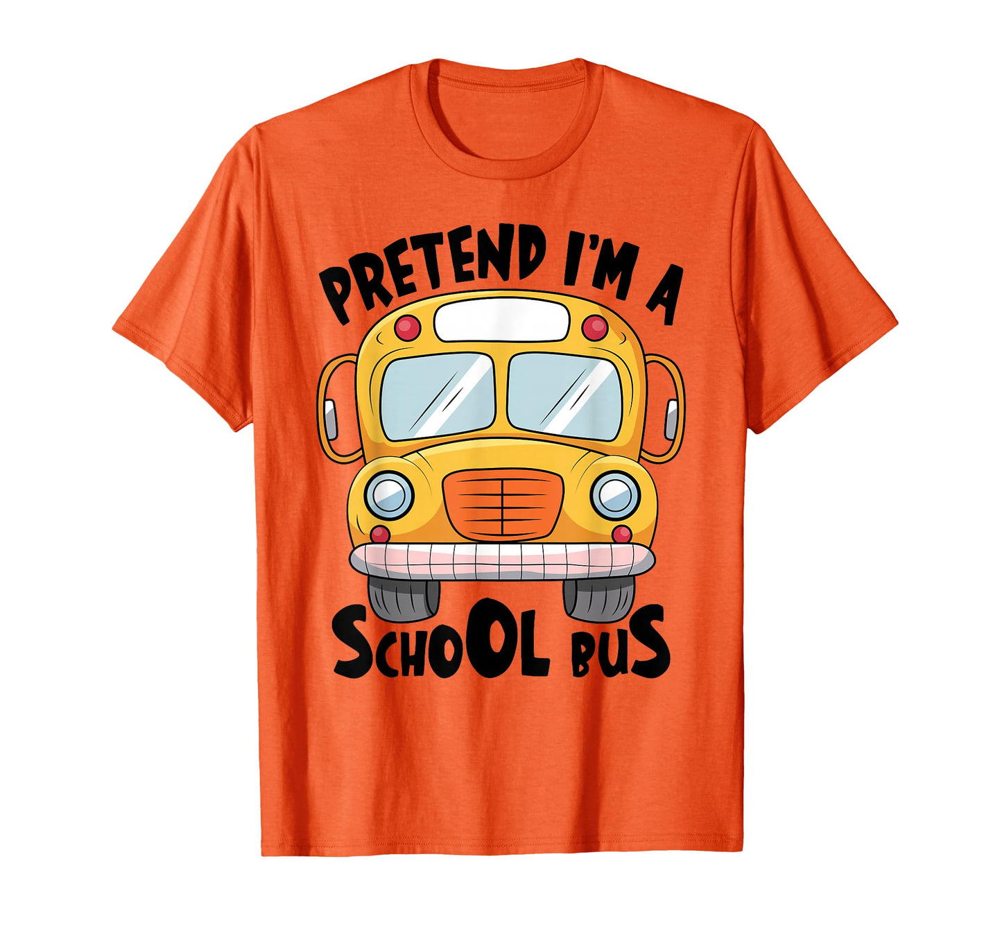 Pretend I'm A School Bus Halloween Costume T-Shirt