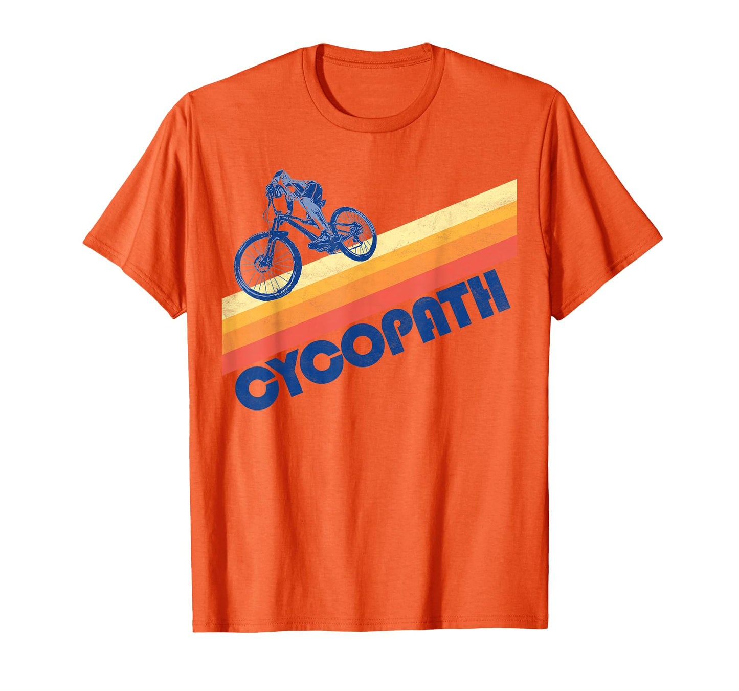 Cycopath! Funny Mountain Biking Vintage 80s T-Shirt