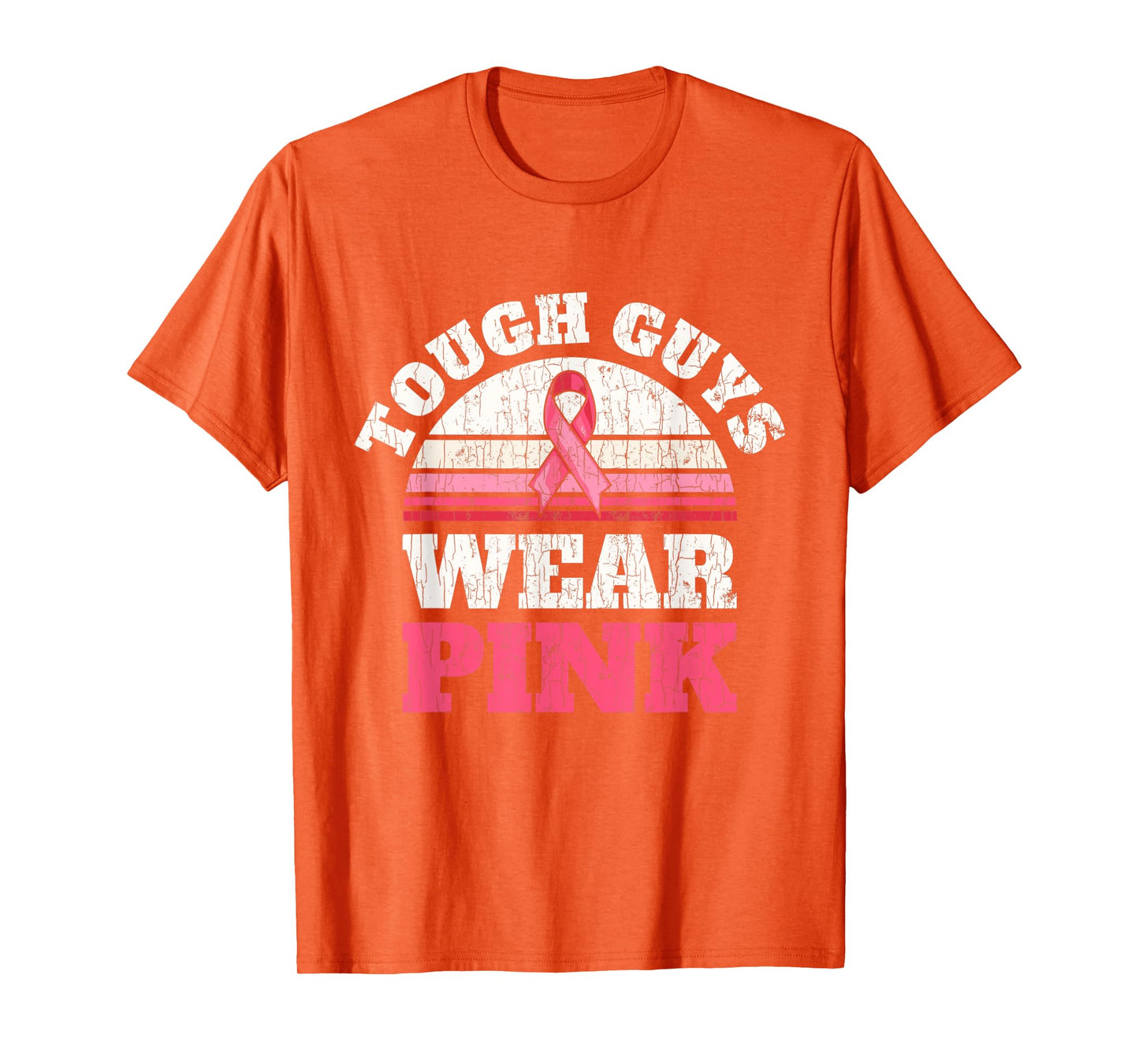Breast Cancer Awareness Tough Guys Wear Pink T-Shirt