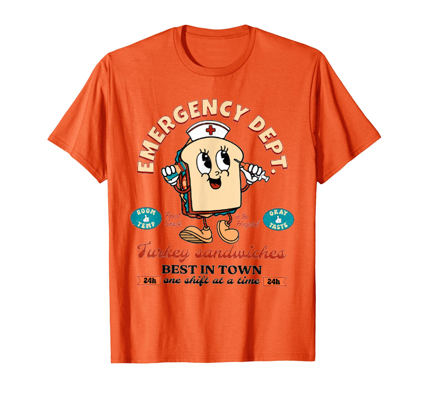 Emergency Dept Turkey Sandwiches Emergency Medicine ER ED T-Shirt