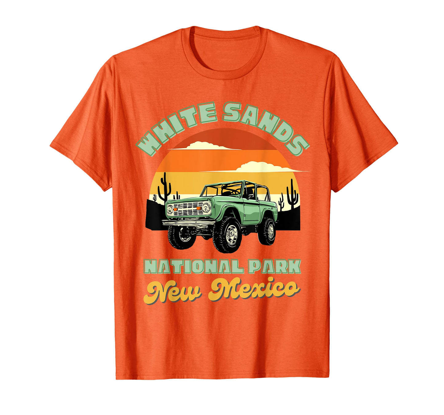 White Sands National Park New Mexico Retro Souvenir Travel T-Shirt