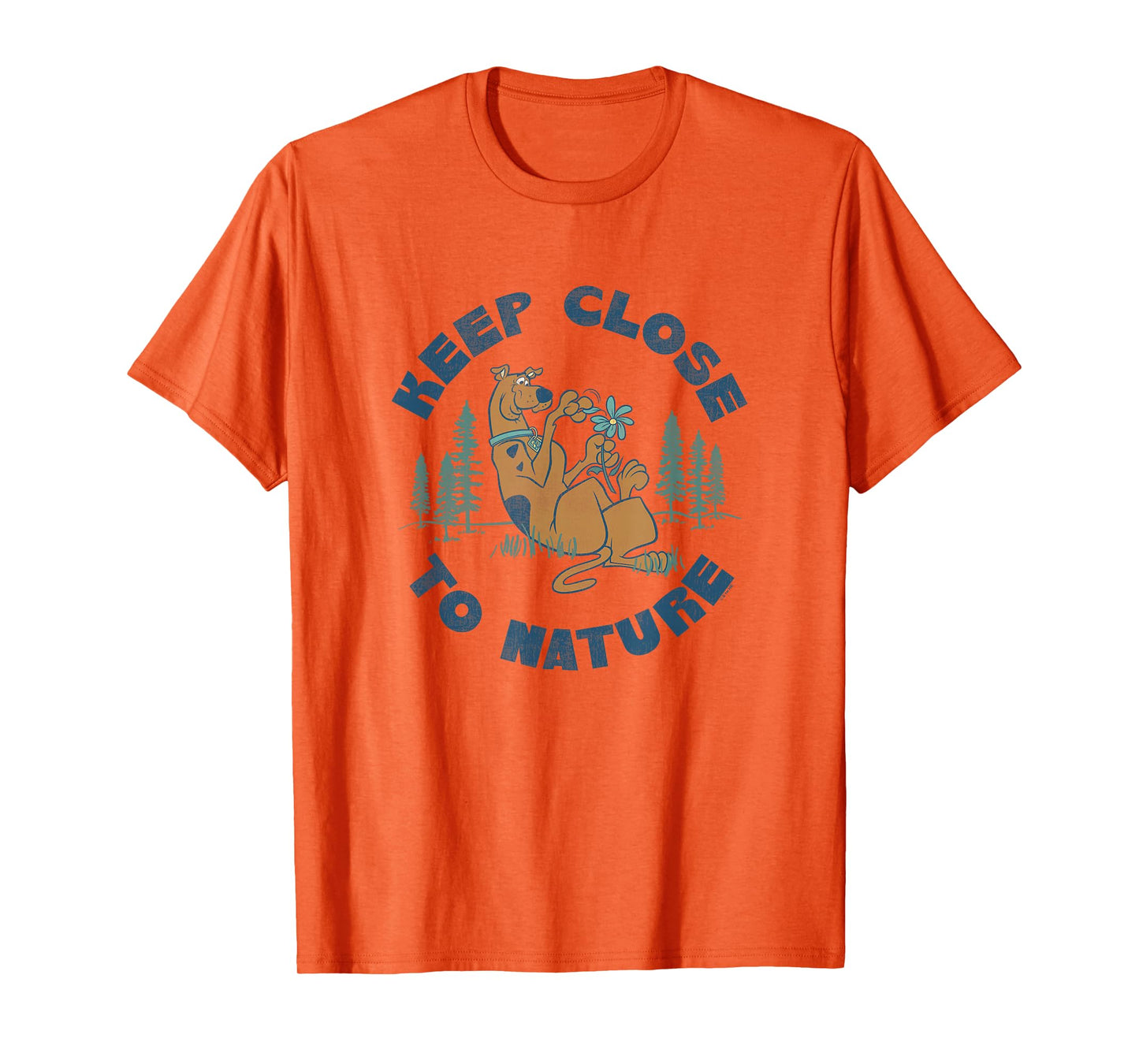 Scooby-Doo Vintage Earth Day Keep Close To Nature Poster T-Shirt