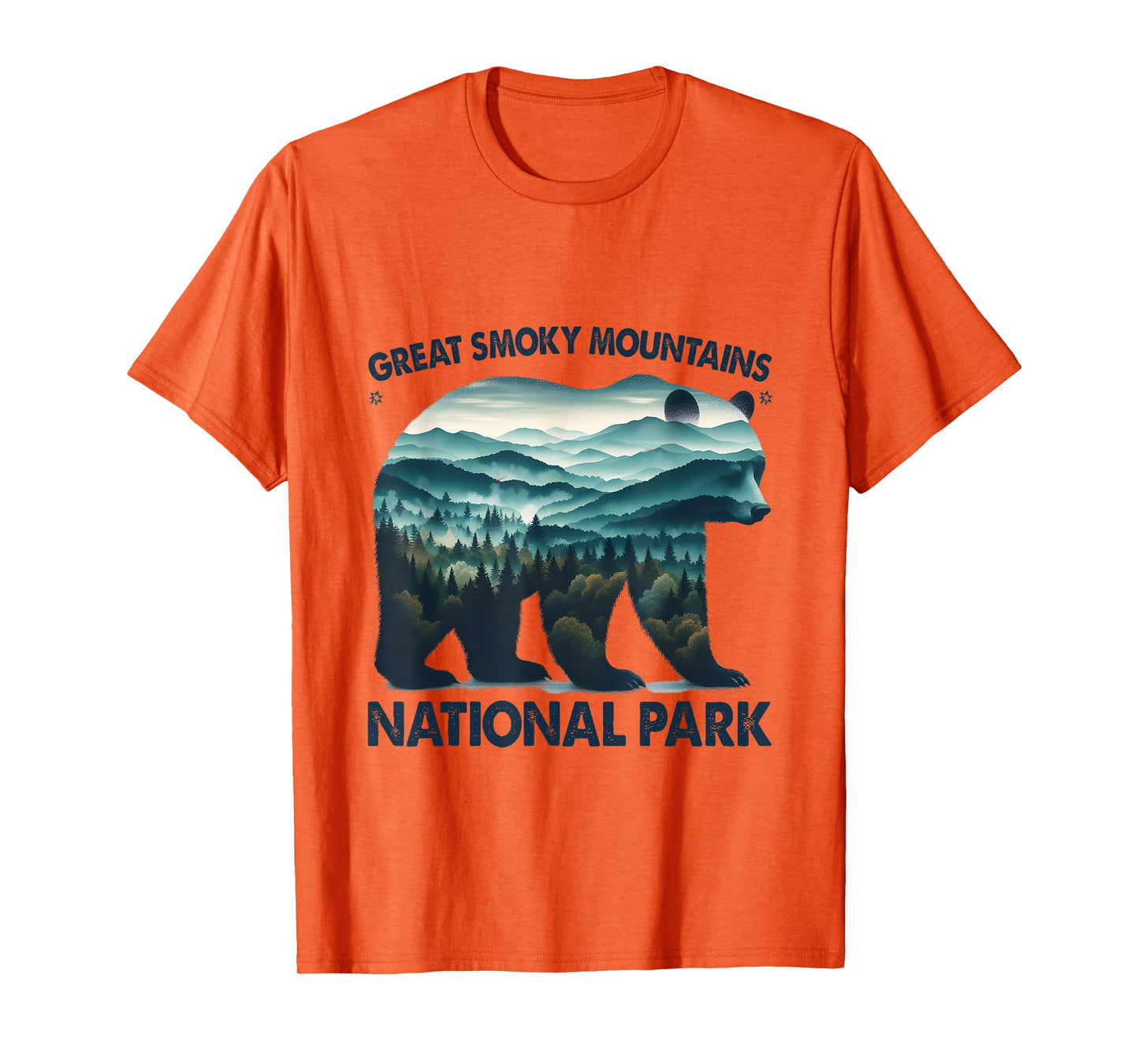 Great Smoky Mountains National Park Bear Hiking Camping T-Shirt