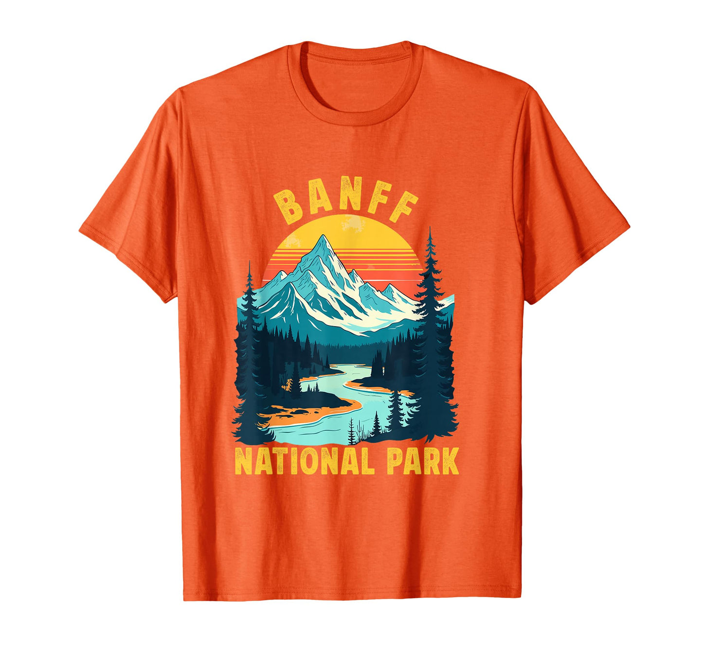 banff souvenir reminder Canadian national park men women T-Shirt