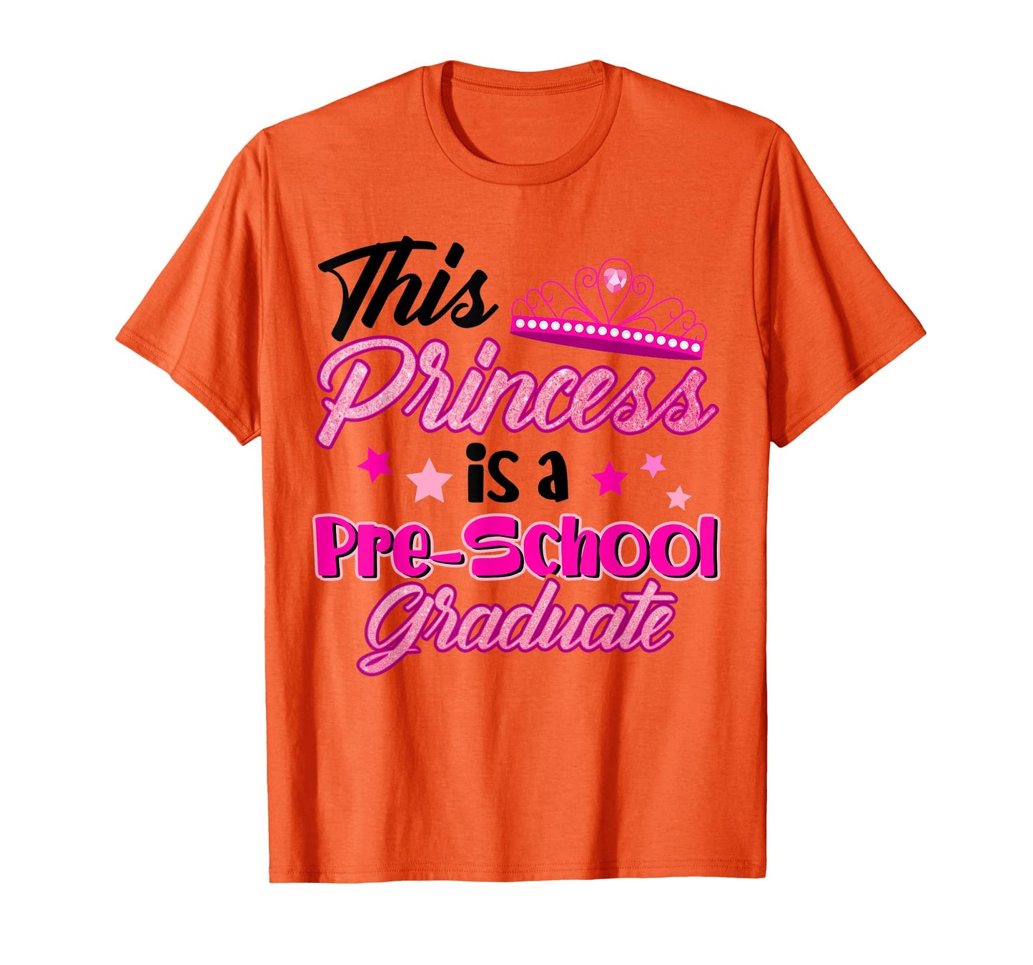 This Princess Is A Pre-School Graduate Cute Design For Kids T-Shirt