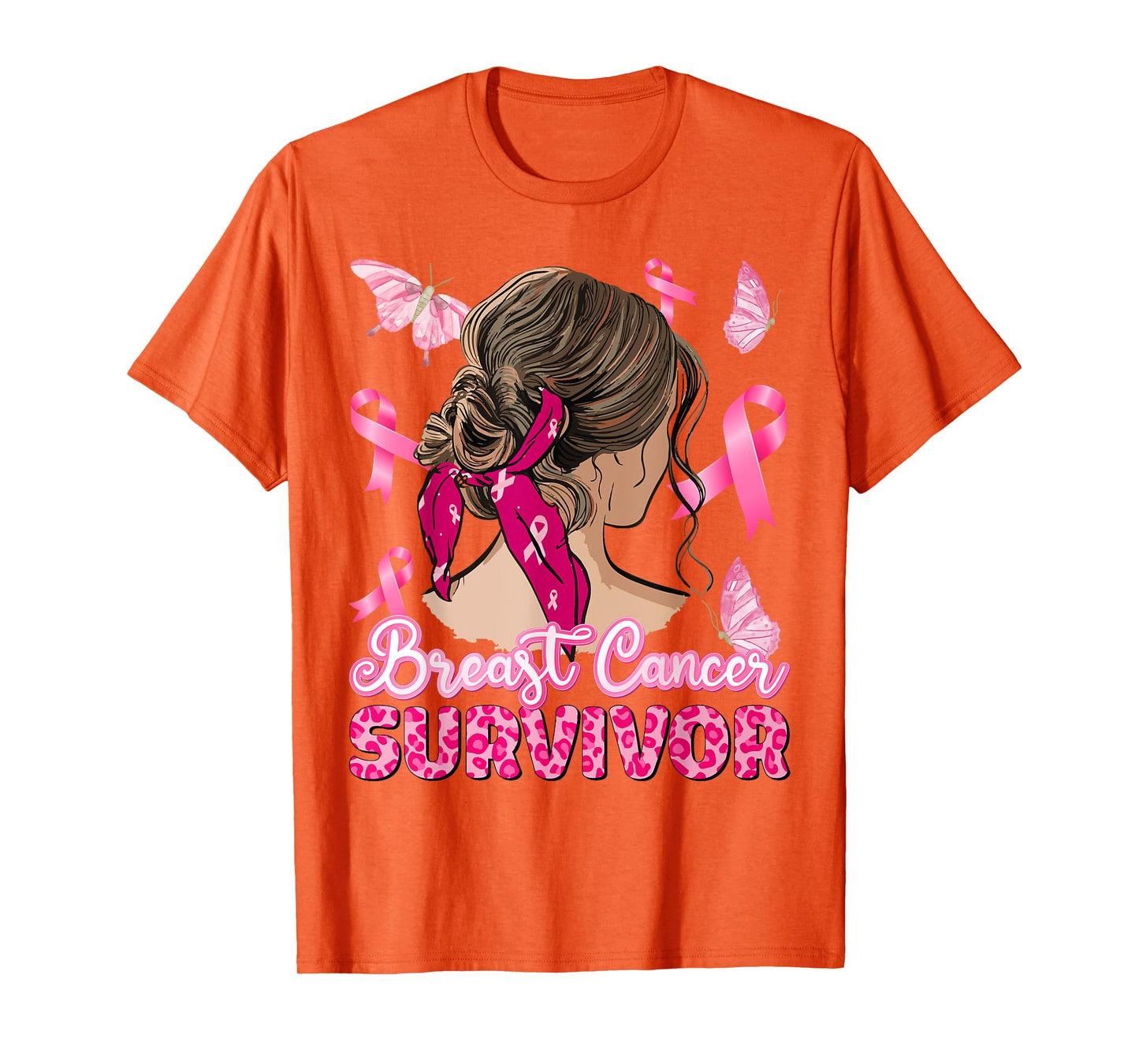 Breast Cancer Awareness Pink Ribbon Survivor Breast Cancer T-Shirt