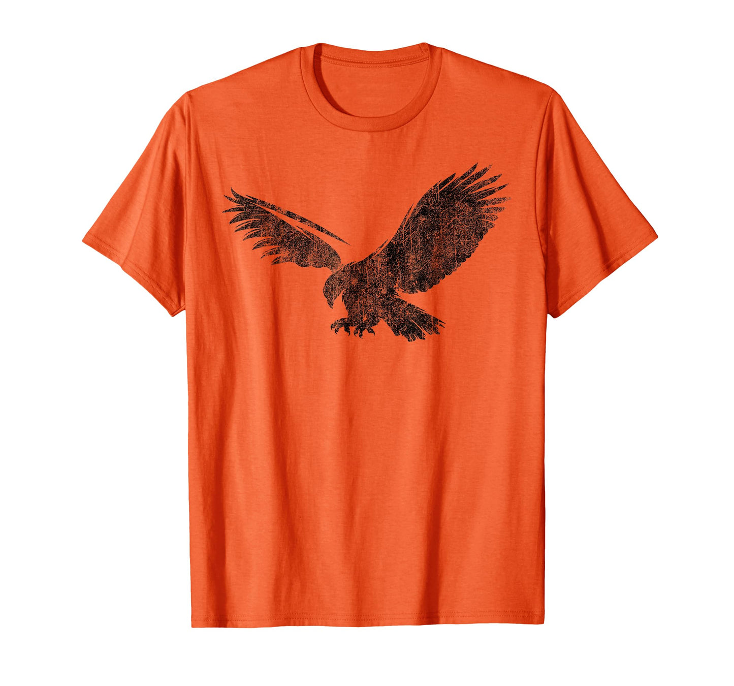 Beautiful Eagle American bird silhouette flying vintage cool T-Shirt