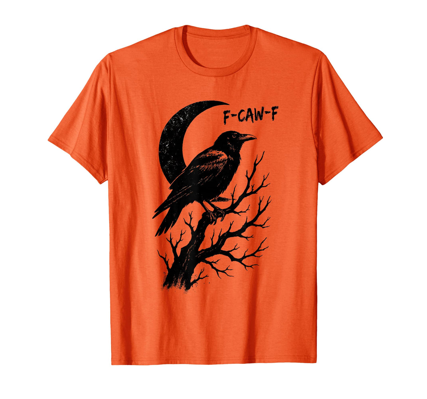 Stencil Graffiti Spray Street Art Raven Crow Moon F-CAW-F T-Shirt