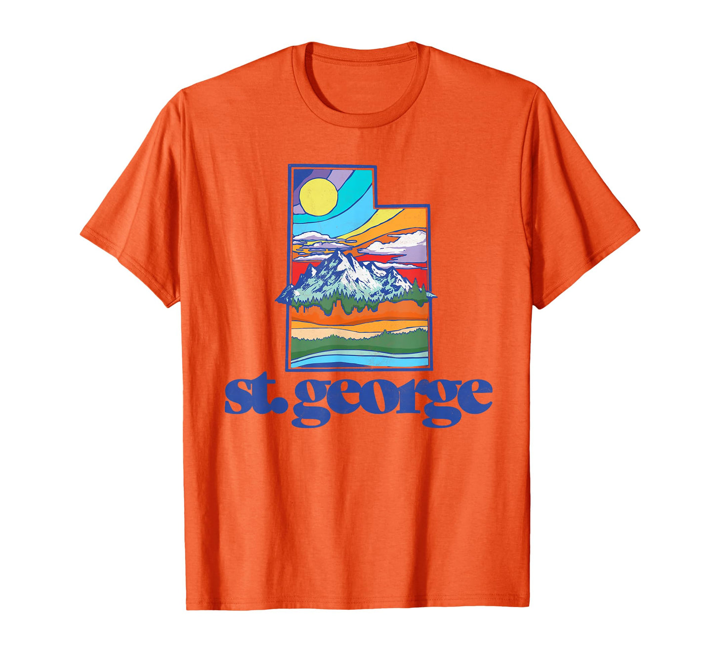 St. George Utah Vintage Nature Outdoor Graphic T-Shirt
