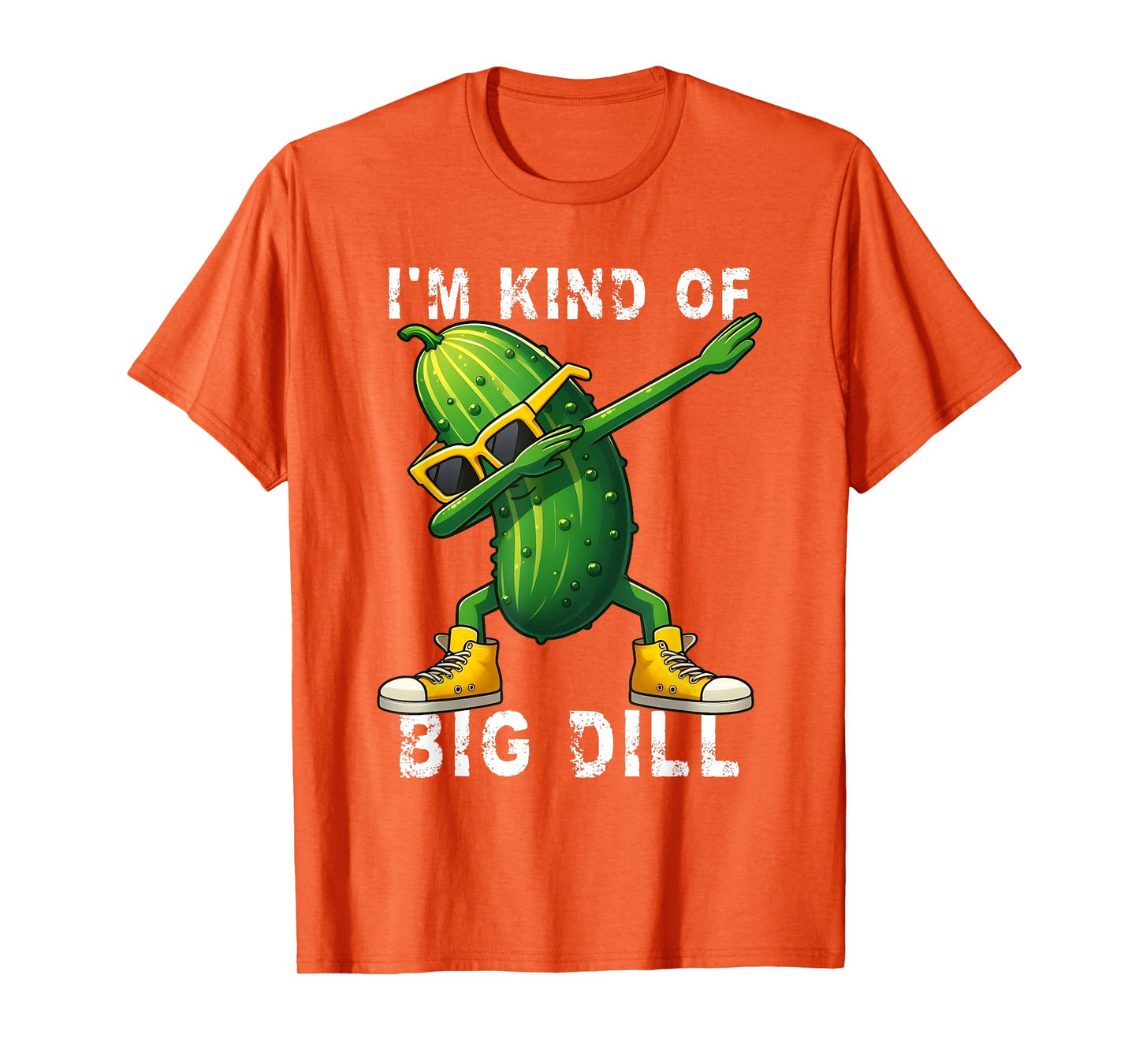 I’m Kind Of Big Dill Pickle Dabbing Halloween Cucumber T-Shirt