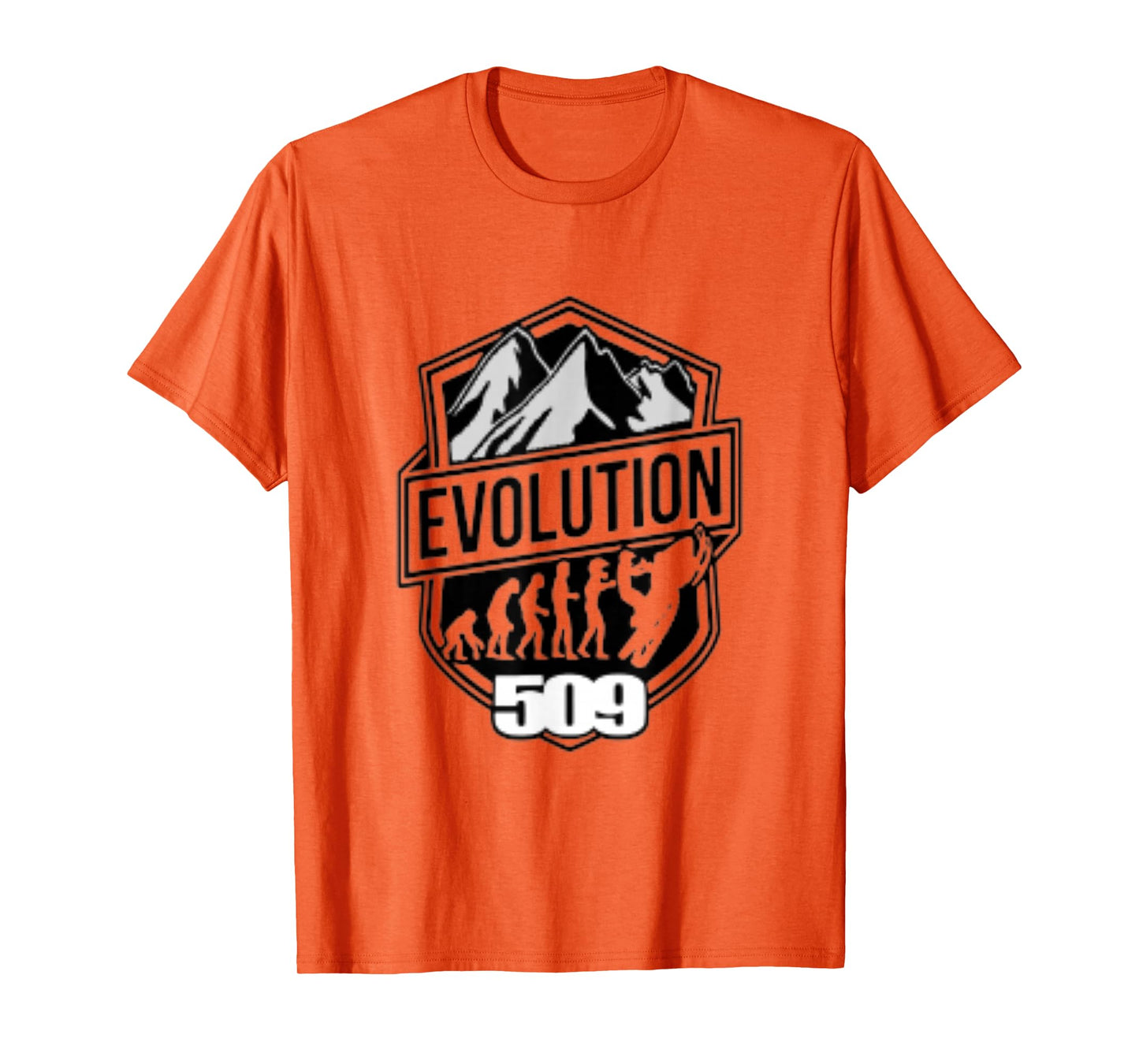 Evolution Of Scooters Braaap 509 Mountain Scooter T-shirt T-Shirt