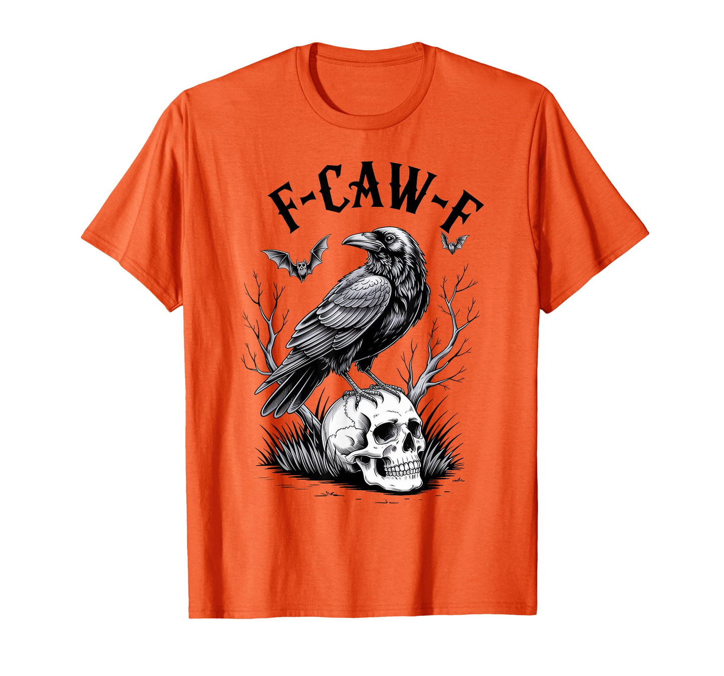 Halloween F Caw F Black Bird T-Shirt