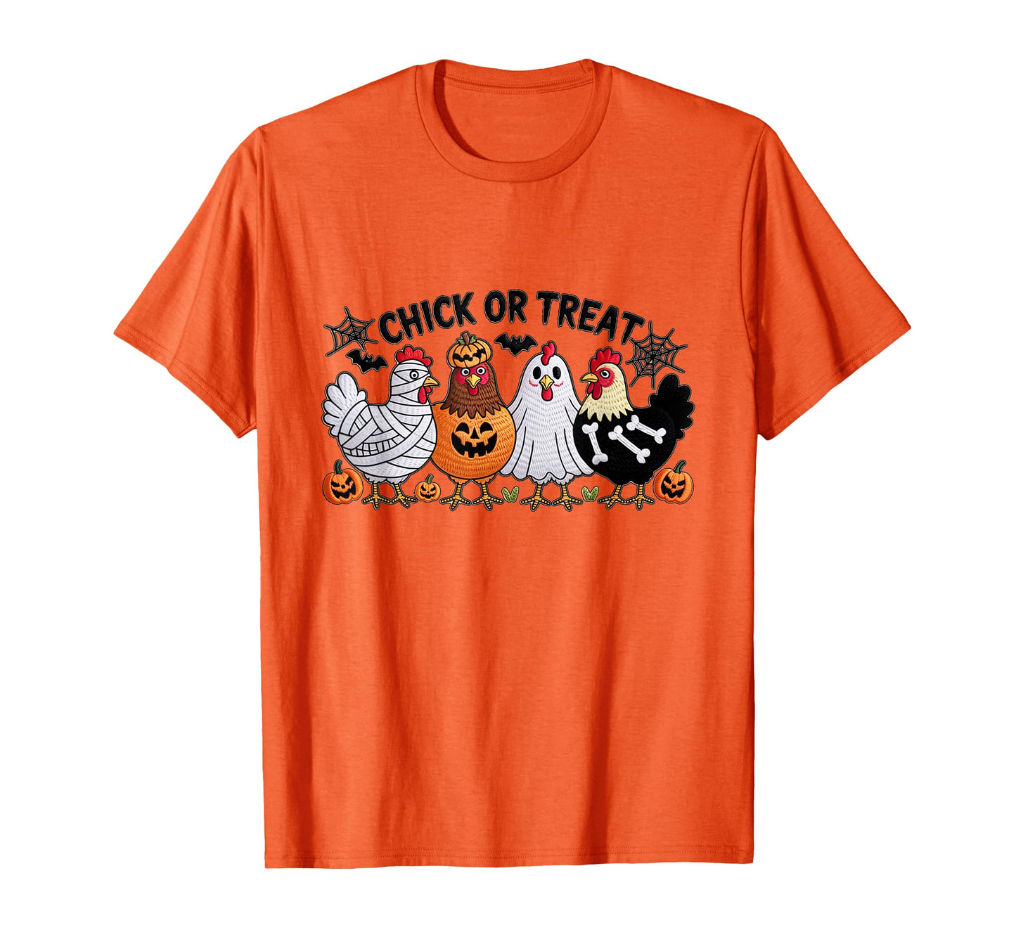 Chick or Treat Funny Halloween Chicken Costume T-Shirt