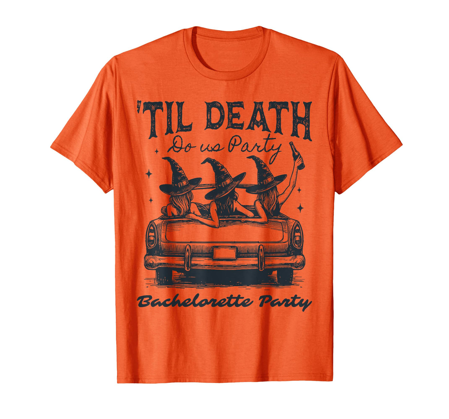 Til Death Do Us Party Halloween Skeleton Bachelorette Party T-Shirt