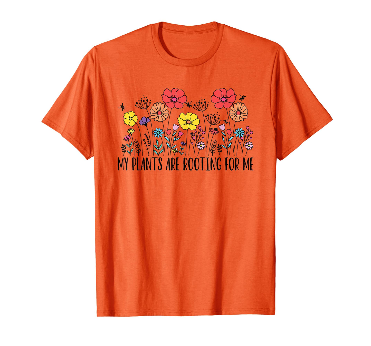 Retro Vintage My Plants Are Rooting For Me Plant Lover Funny T-Shirt