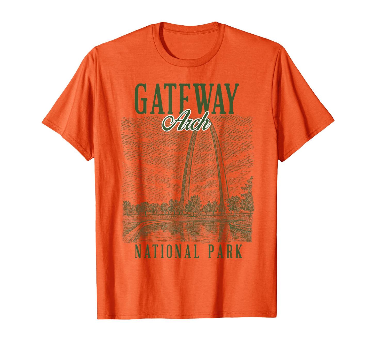 Gateway Arch National Park Traveling Nature Exploring T-Shirt