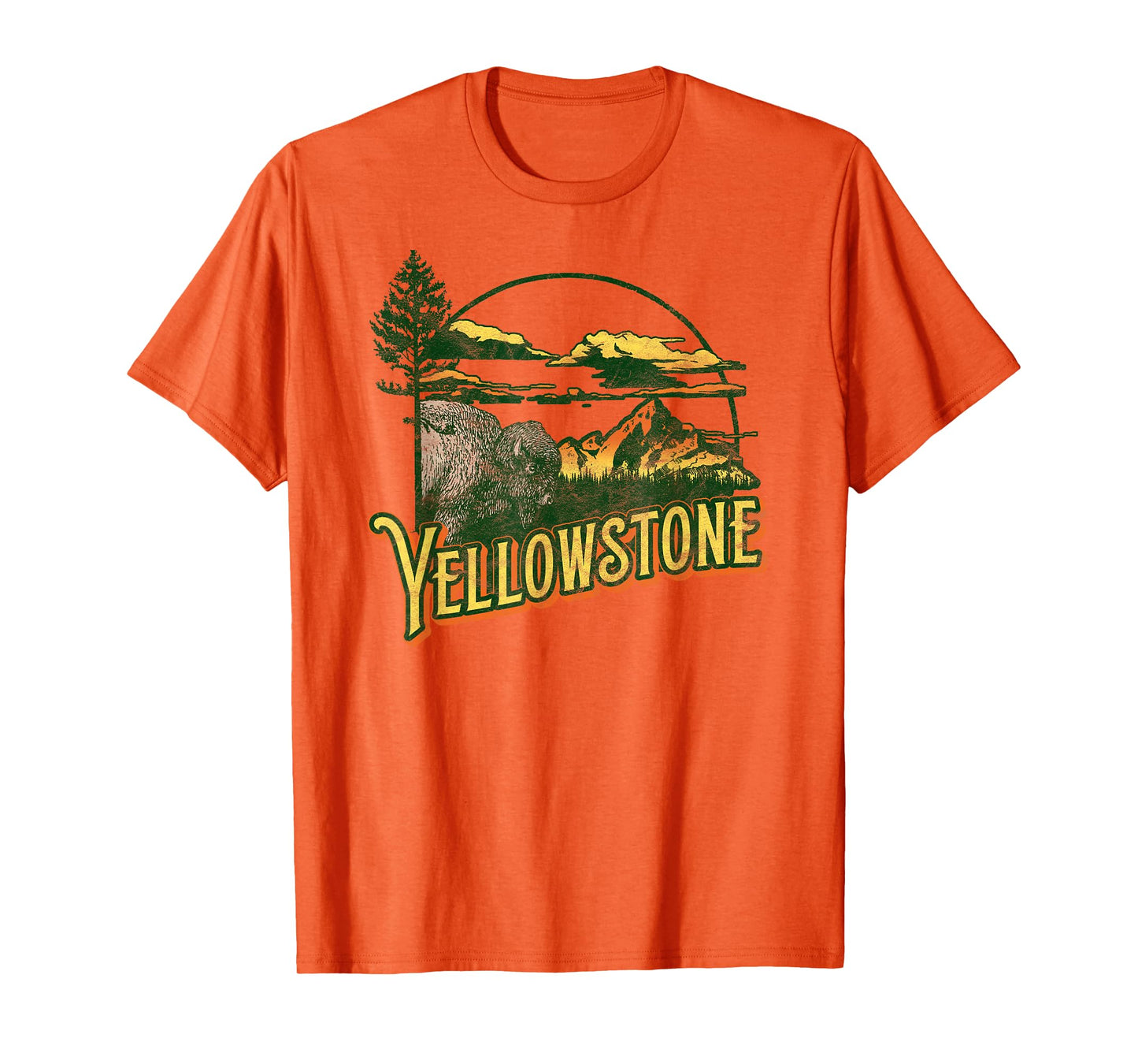 Vintage Yellowstone National Park Retro T-Shirt T-Shirt