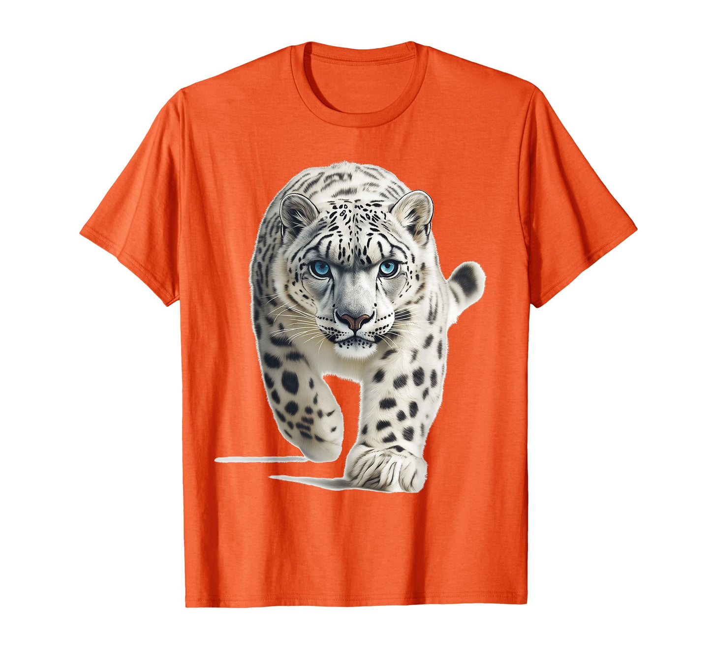 Snow Leopard Stare Snow Leopard Stalk Fierce Snow Leopard T-Shirt