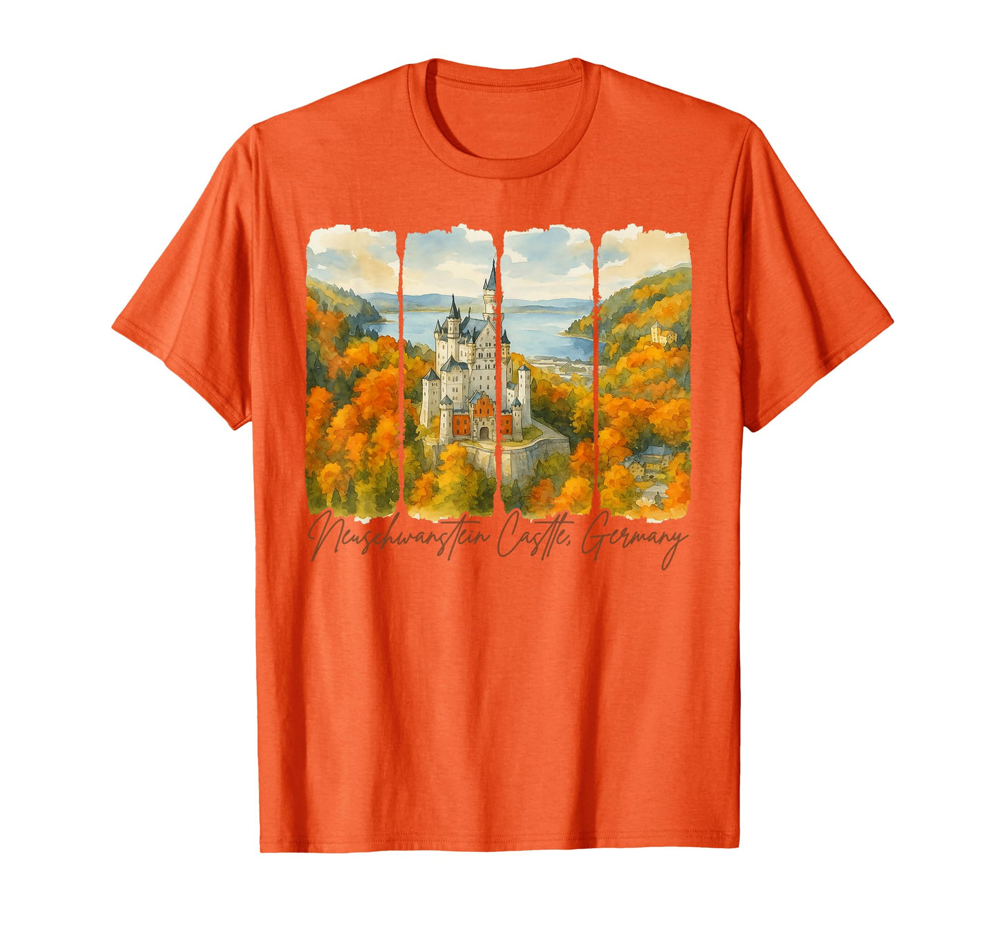 Neuschwanstein Castle Germany Travel Nature Lover Exploring T-Shirt