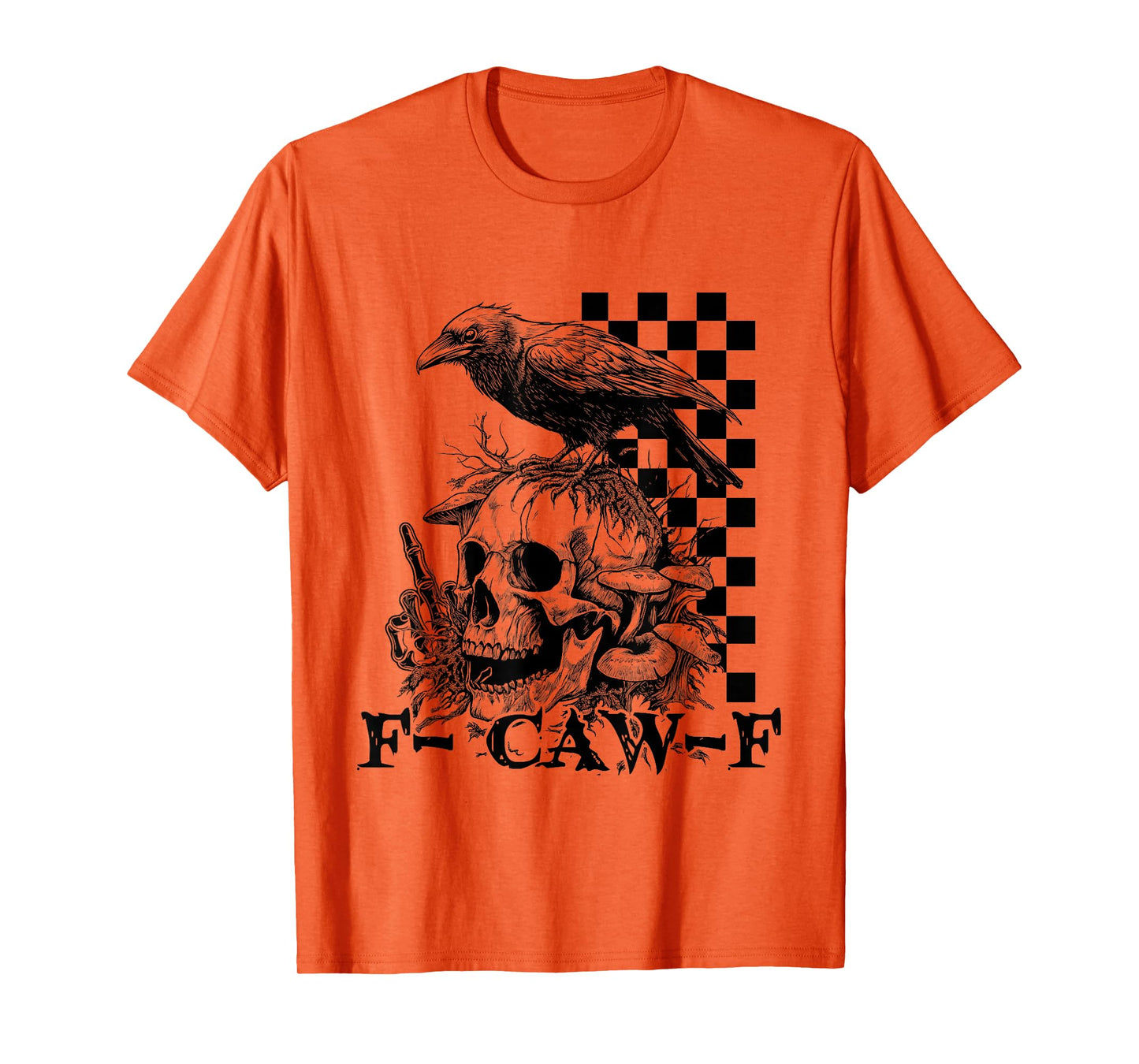Crow Saying F Caw F T Shirt Women Mens Halloween T-Shirt