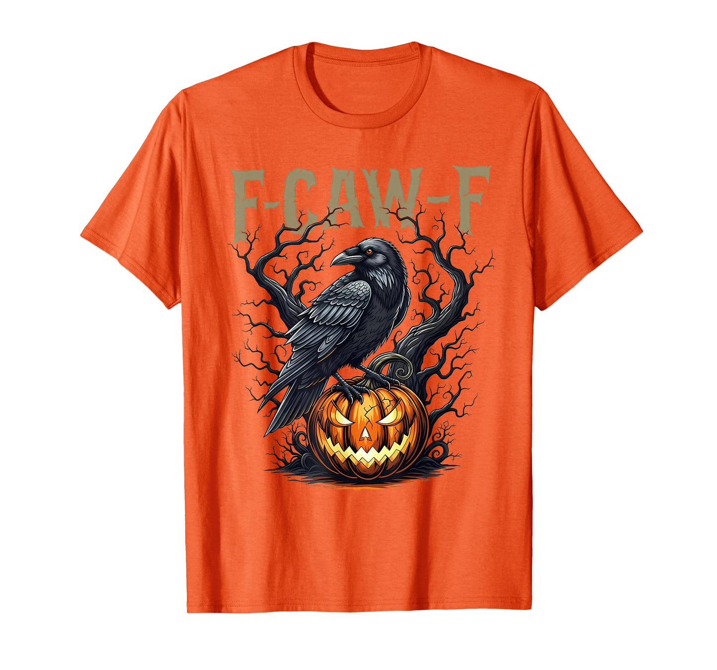 Funny F Caw F Raven Bird Saying Graphic F-Caw-F Crow T-Shirt