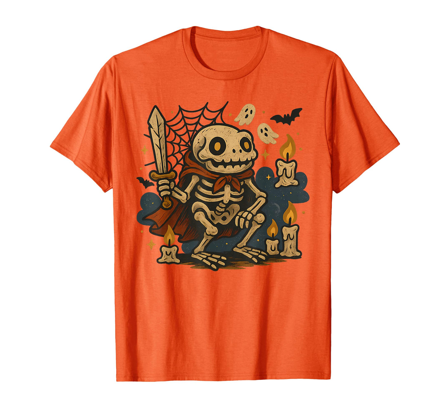 Skeleton Frog Halloween Funny Creepy Cute Costume T-Shirt