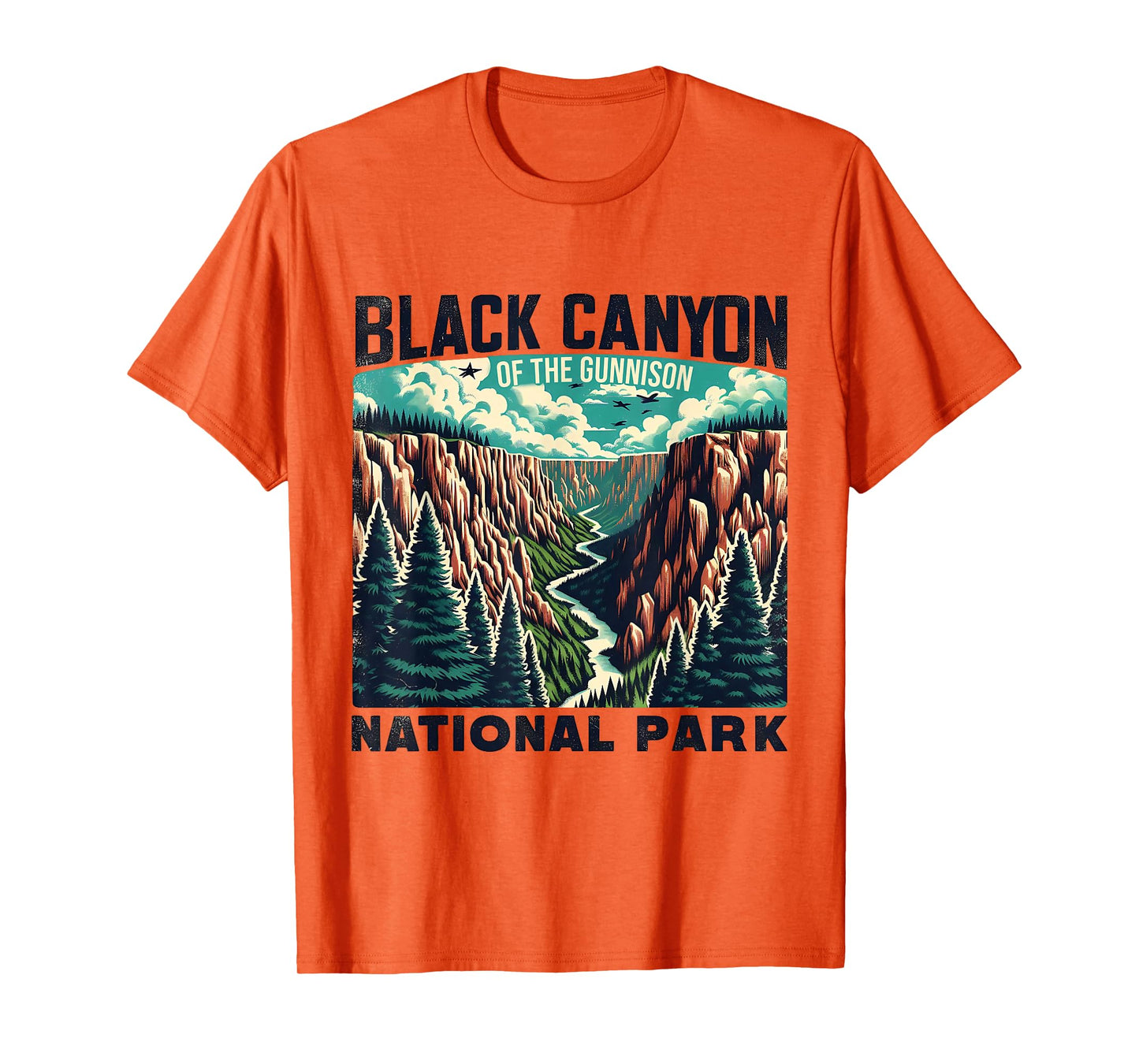 Black Canyon of The Gunnison National Park Hiking Tee T-Shirt