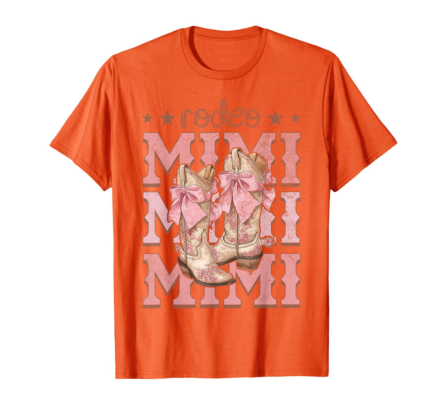 Rodeo Mimi Pink Boots Coquette Cow-Girl Birthday Party T-Shirt