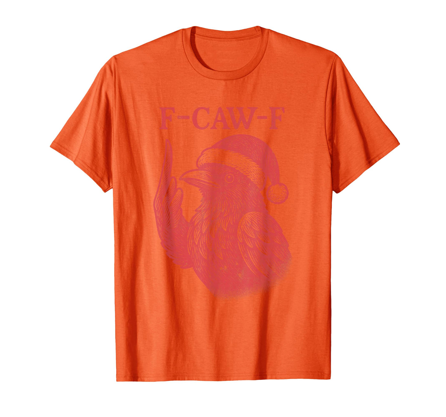 Funny Christmas F-CAW-F Crow T-Shirt