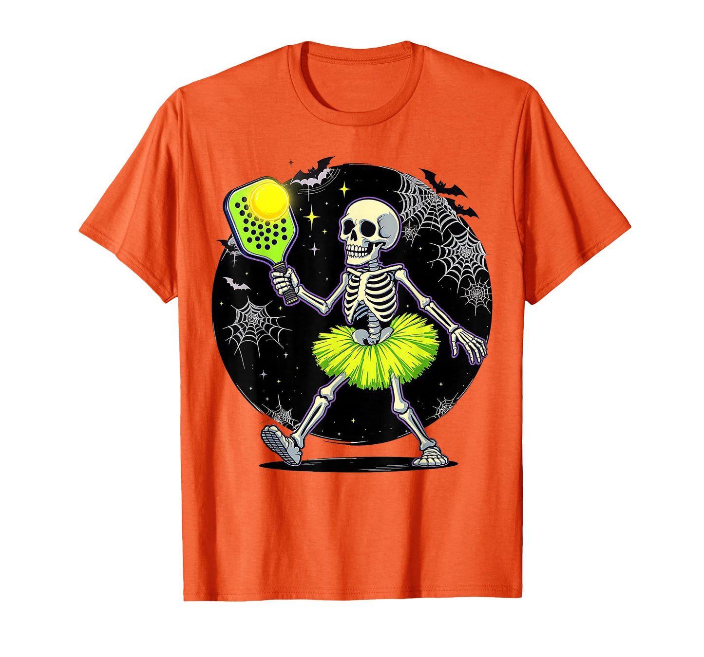 Pickleball Halloween Costume, Spooky Season Skeleton Paddle T-Shirt