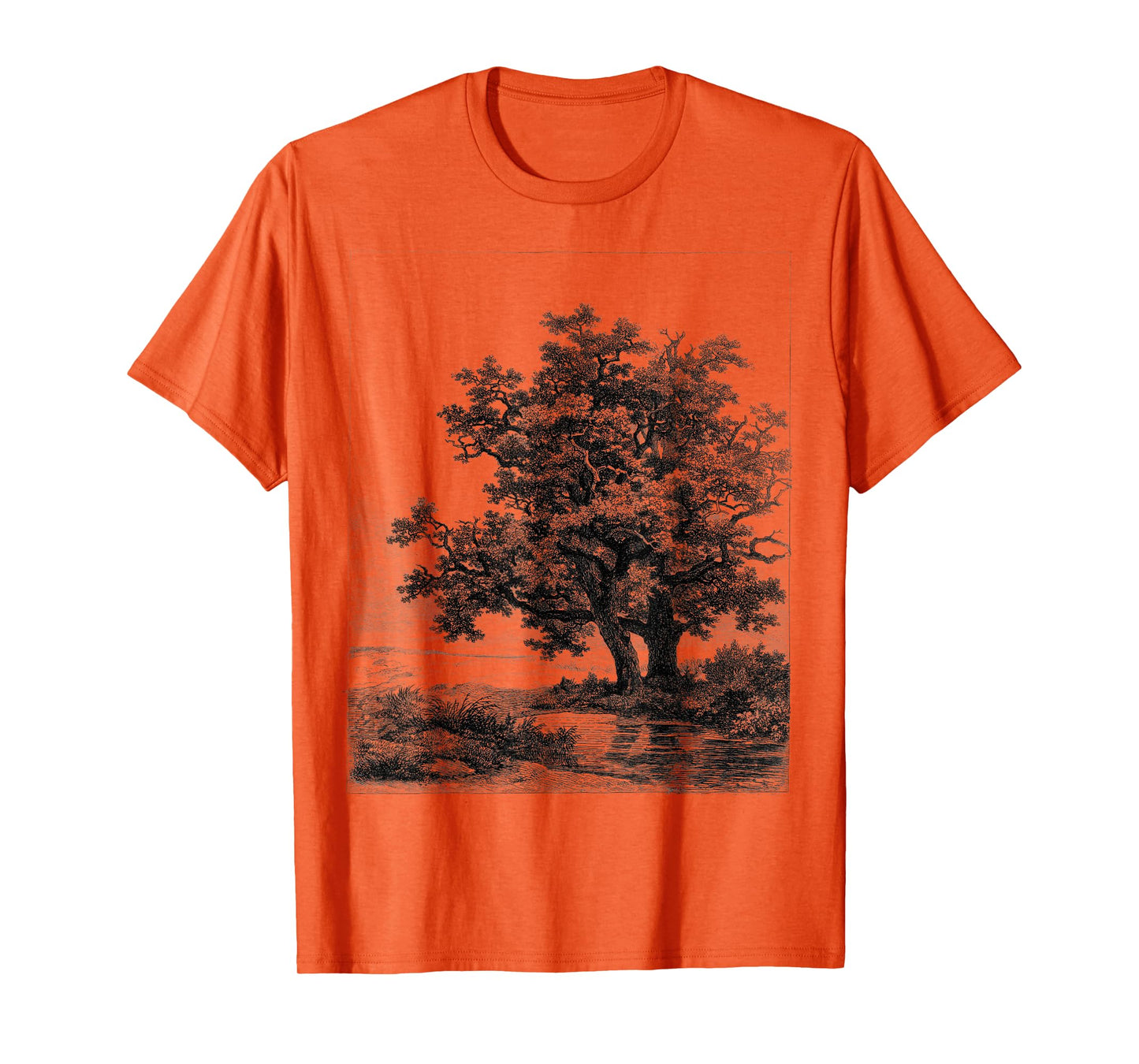 Vintage Eiche Natural Oak Tree Woodsman T-Shirt