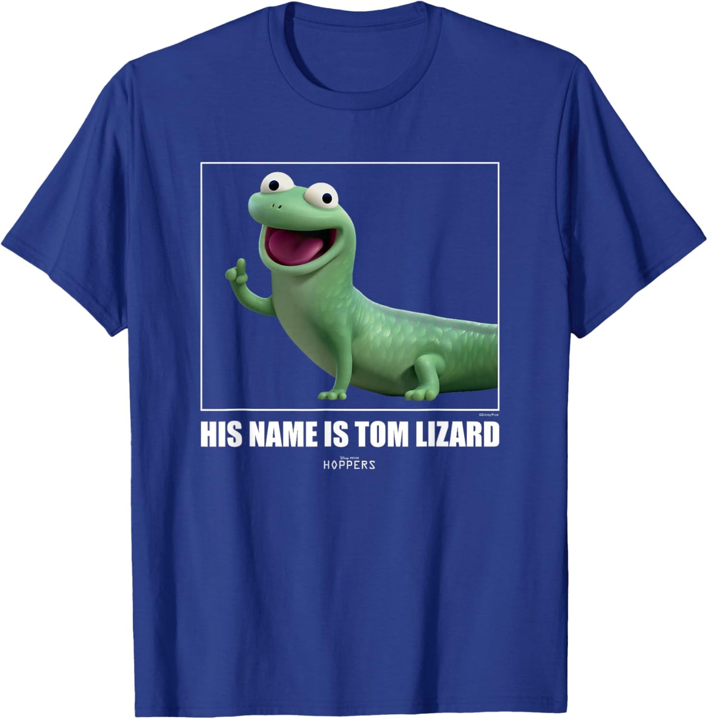 Disney Pixar Hoppers Tom Lizard Cute 3D Character Aesthetic T-Shirt T-Shirt - T-Shirt | Royal