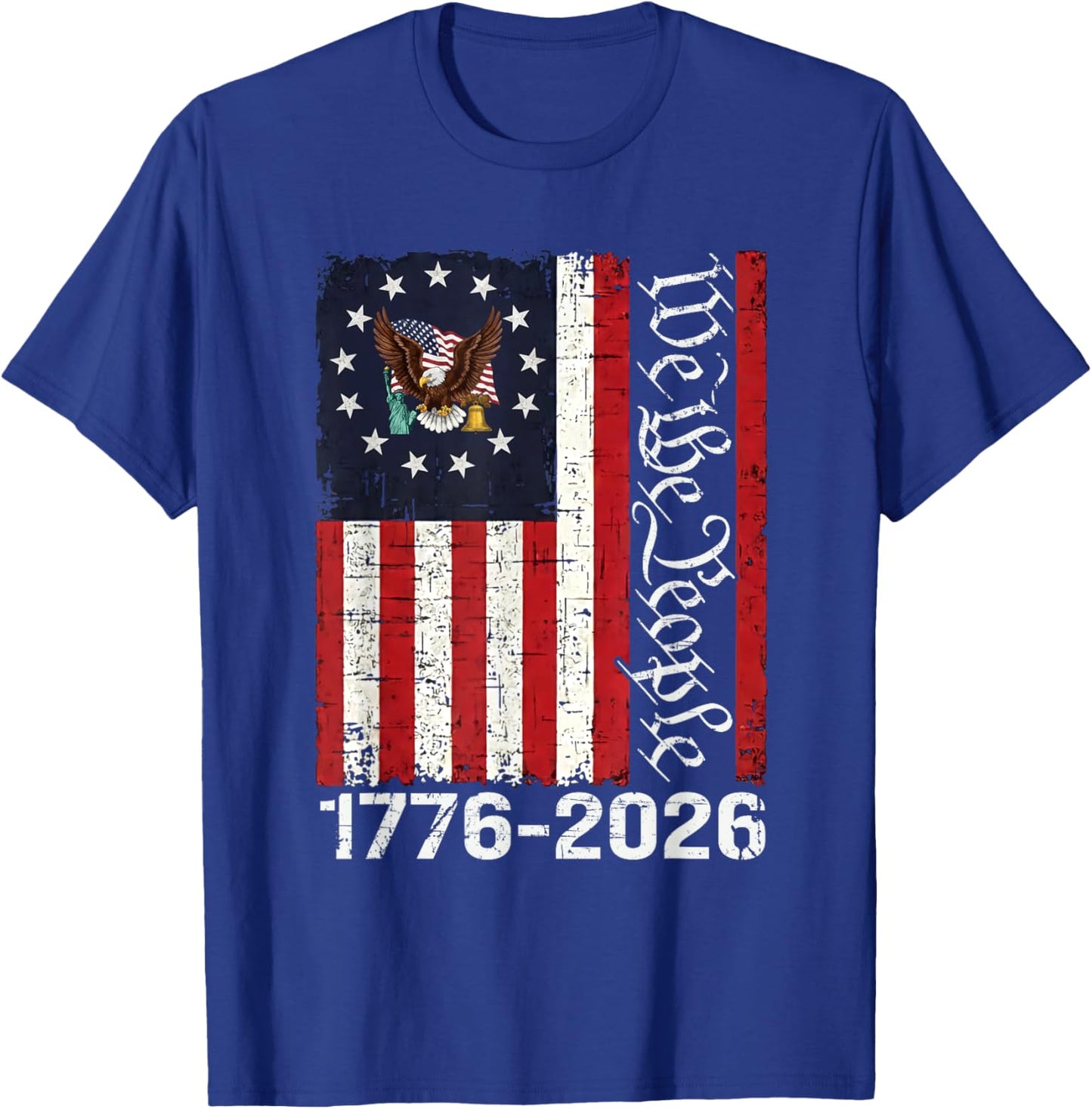250 Years America Anniversary 250th Independence Day Freedom T-Shirt - T-Shirt | Royal