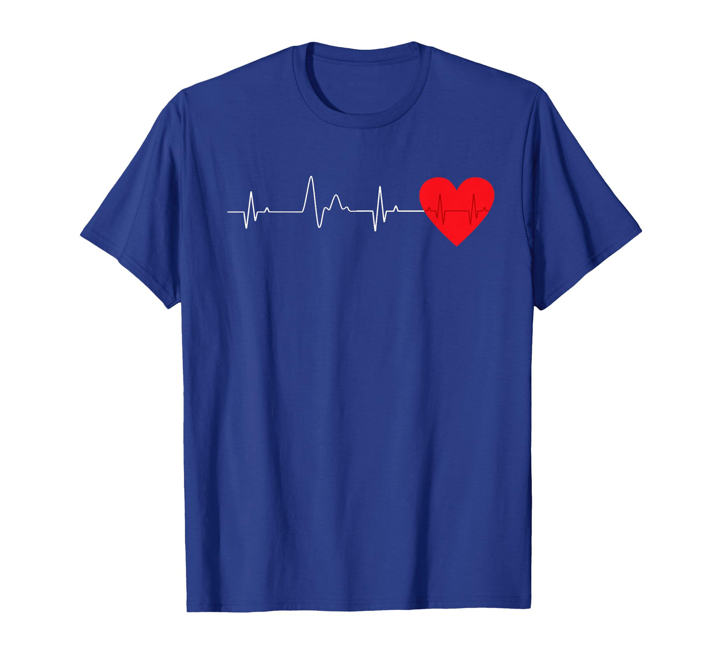 Heart EKG Heartbeat Pulseline For Cardiologist Heart Survivo T-Shirt