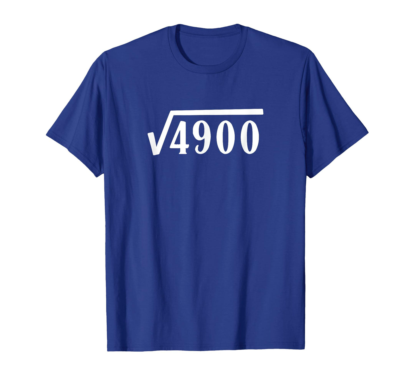 Square Root 70 Year Old Gift Funny Teacher 70th Birthday T-Shirt