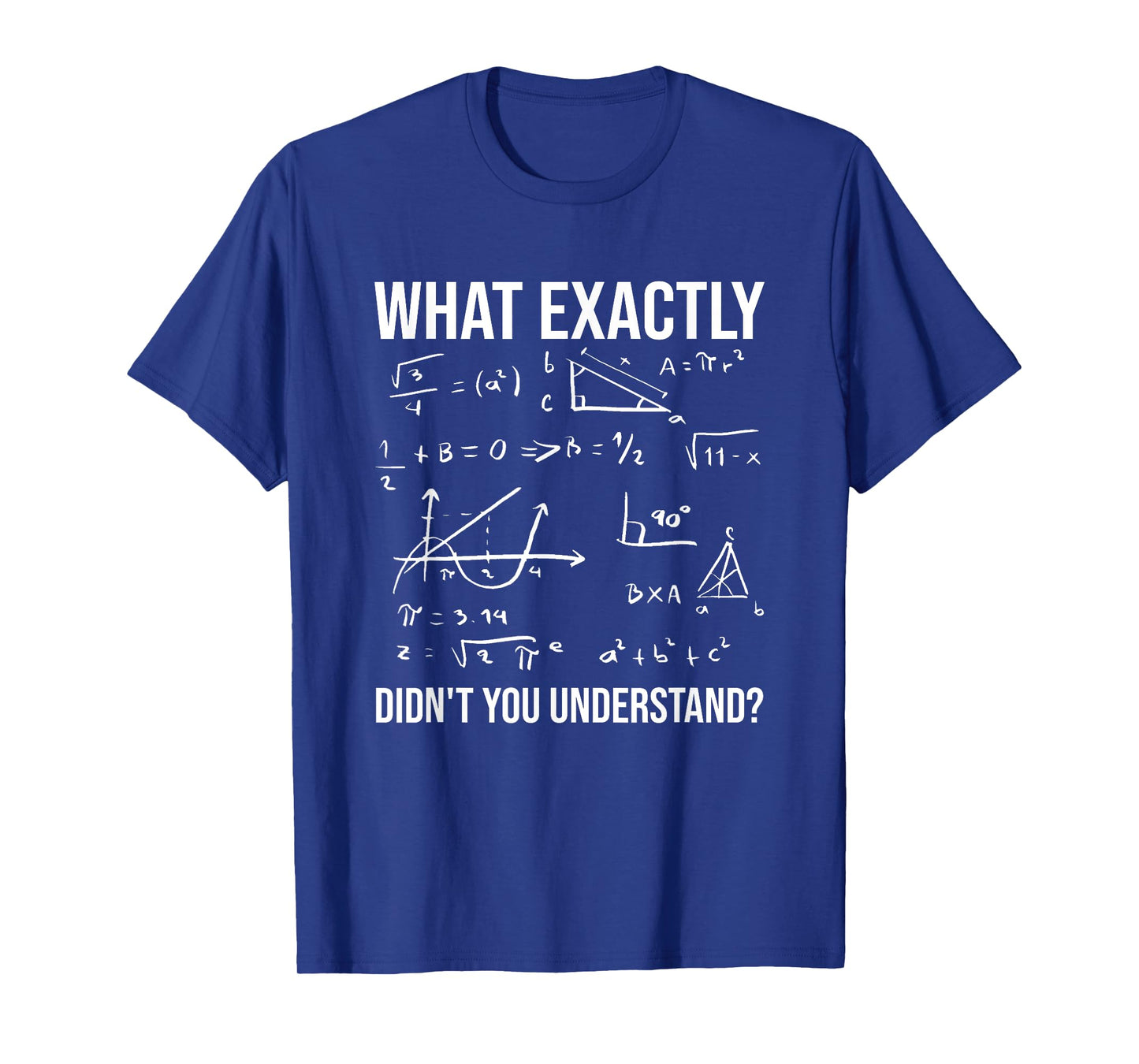 What exactly did you not understand? Funny math teacher? Men Women Kids T-Shirt